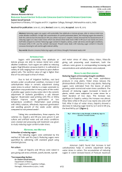 IJBNHY *Corresponding Author: 4155 REDUCING SUGAR