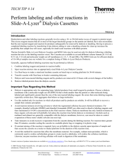 Perform labeling and other reactions in Slide-A