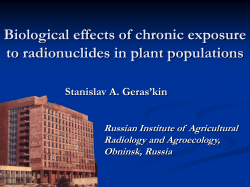 THE USE OF PLANTS FOR ENVIRONMENTAL