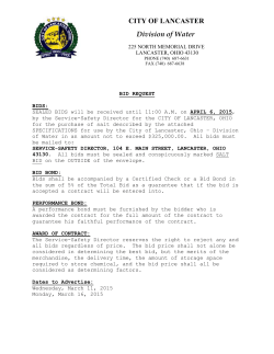 FIRST-STEP WARNING - Lancaster