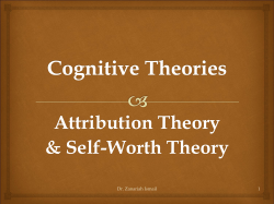 Attribution Theory