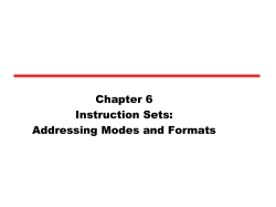 Ch.06 pt2 Instruction Sets