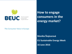 How to engage consumers in the energy market?