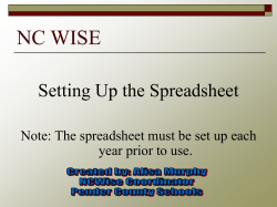 Marks Add Assessments - Pender County Schools