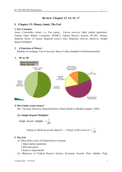 Lab#6: Applications of Consumer and Producer Surplus and Review