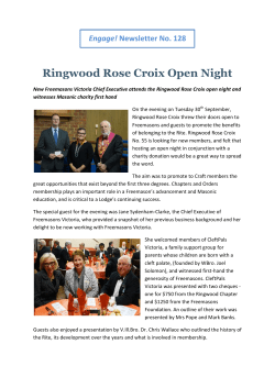 Ringwood Rose Croix Open Night