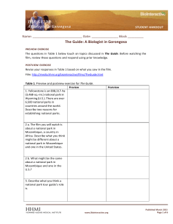 Microsoft Word - The Guide Student Quiz formatted
