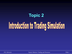 Economics of Market Making