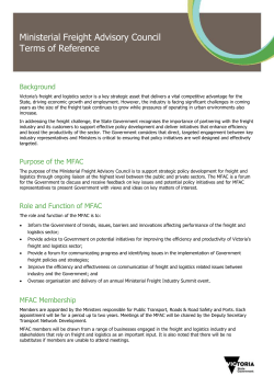 MFAC Terms of Reference MFAC