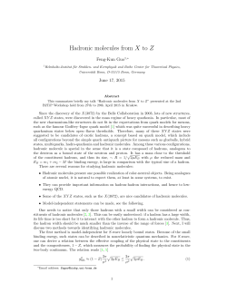 Hadronic molecules from X to Z