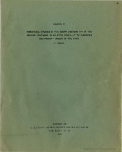 interracial studies in the south western tip of the african continent in