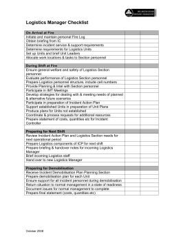 Finance Officer Checklist