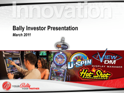 Bally Investor Presentation