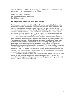 The Integration of Theory and Practice - Factor