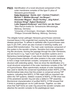Identification of a novel structural component of the outer membrane