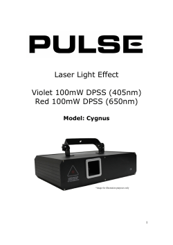 Laser Light Effect Violet 100mW DPSS (405nm) Red 100mW DPSS