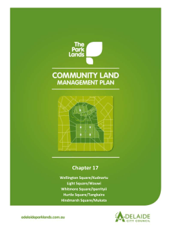 Chapter 17 Wellington Square/Kudnartu Light Square/Wauwi