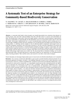 A Systematic Test of an Enterprise Strategy for Community