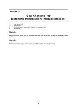 K53 Light Motor Vehicle