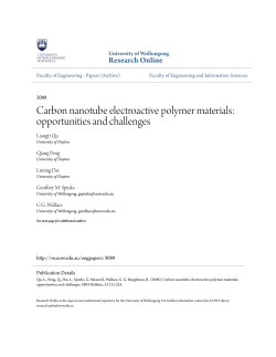 Carbon nanotube electroactive polymer materials