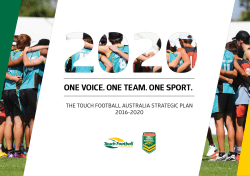 one voice. one team. one sport.