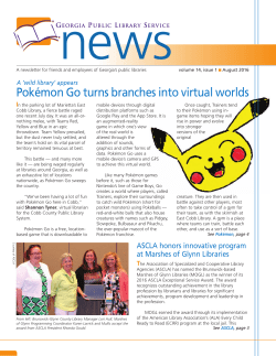 Pok&eacute;mon Go turns branches into virtual worlds