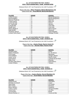 2016-17 all cif boys basketball