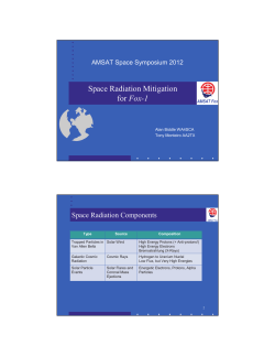 2012 Symposium Fox Radiation Mitigation