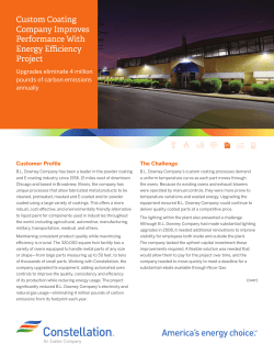 Custom Coating Company Improves Performance With Energy