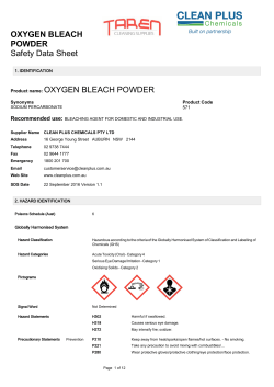 OXYGEN BLEACH POWDER - Taren Cleaning Supplies