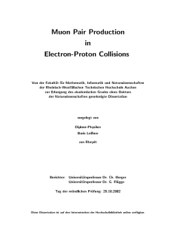 Muon Pair Production in Electron-Proton Collisions