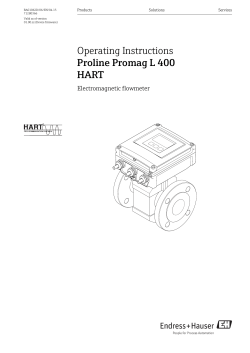 Proline Promag L 400 HART