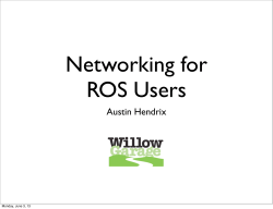 Networking for ROS Users