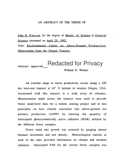 Environmental limits on above-ground production