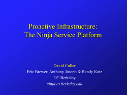 PPT - Frontiers in Distributed Information Systems