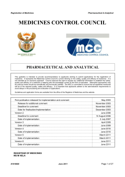 medicines control council