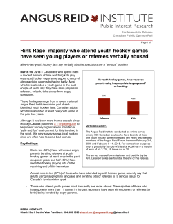 Rink Rage: majority who attend youth hockey games have seen