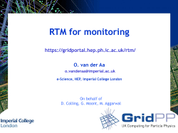 RTM, real time plots