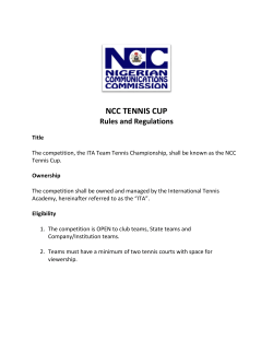 NCC TENNIS CUP