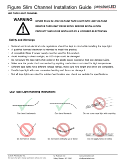 Figure Slim Channel Installation Guide