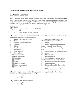 USA Social Capital Surveys, 2004, 2006