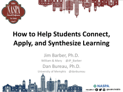 How to Help Students Connect, Apply, and