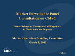msp cmsc review - Ontario Energy Board