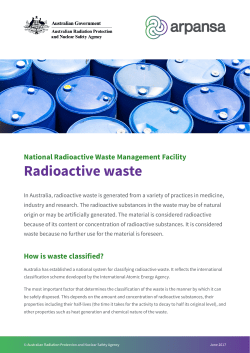 Radioactive waste