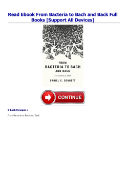 Read Ebook From Bacteria to Bach and Back Full