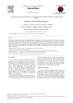 Cognitive automation strategie