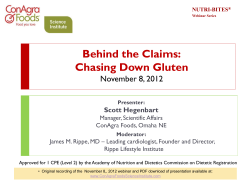 Food Basket Basics: Using the Supermarket as a Nutrition Learning