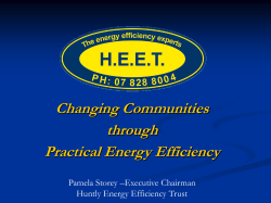 Huntly Energy Efficiency Trust