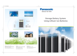 Storage Battery System Using Lithium‐ion Batteries