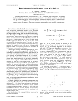 Bound-hole states induced by excess oxygen in La2CuO4